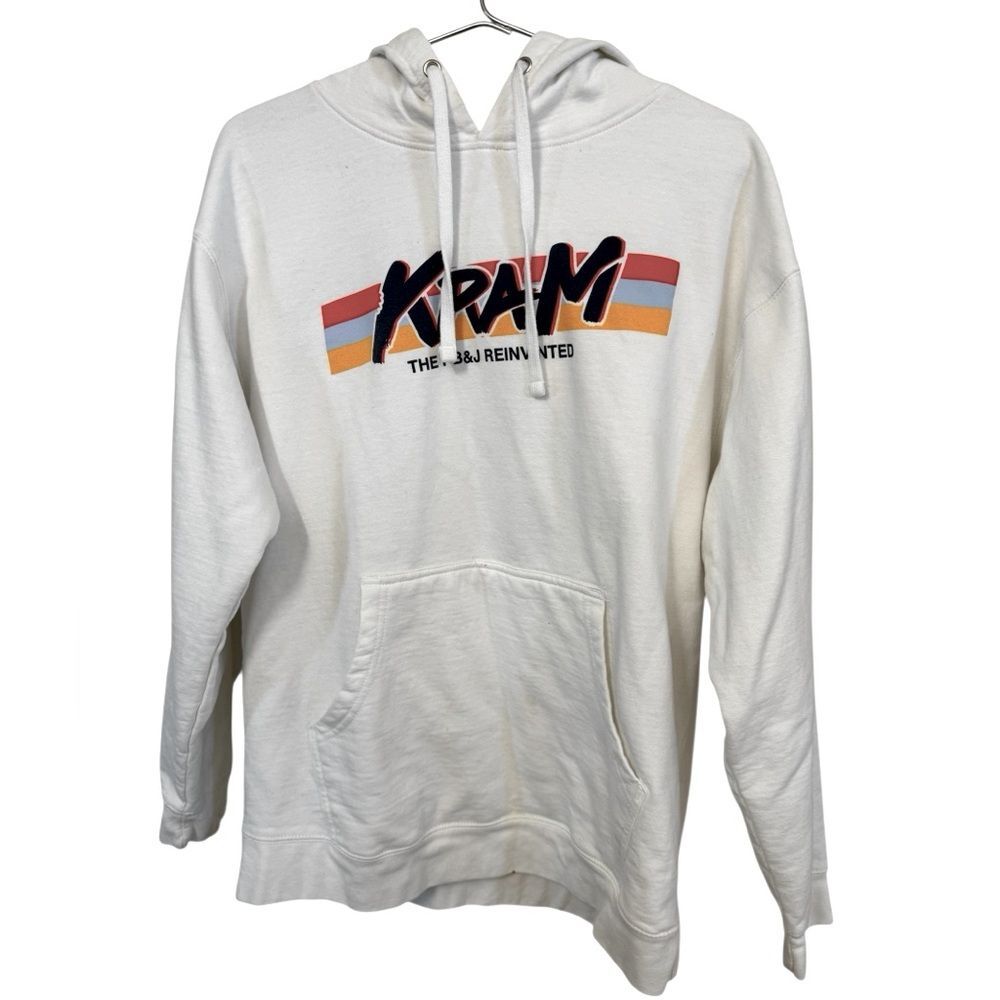 High End KRAM The PB&J Reinvented Thick White Hoodie Men’s L MINTY Streetwear